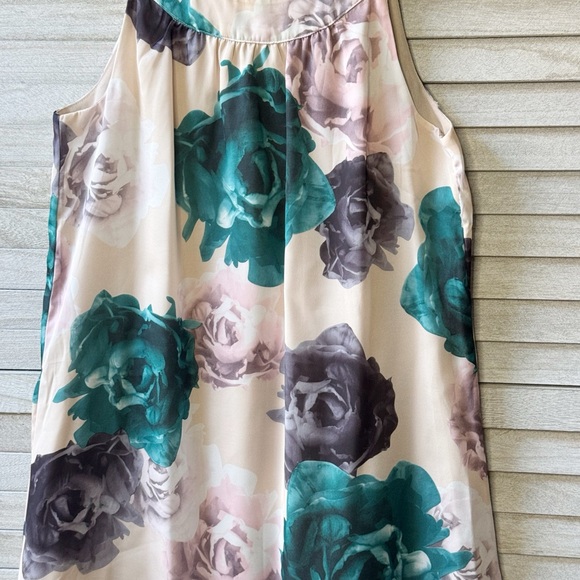 H&M Pink and Cream Sleeveless Floral Dress. Lined. Size 6. Great Condition - Picture 8 of 13